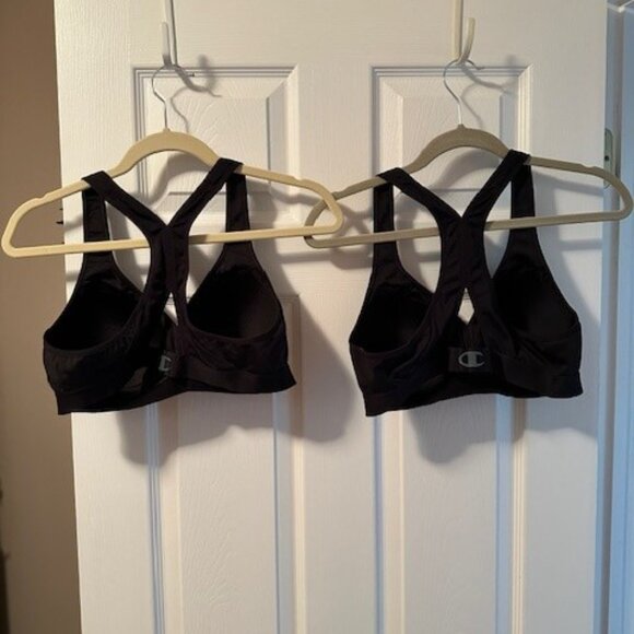 Champion Women's V-Neck, Racerback, Moisture-Wicking, Moderate Support, Sports B - Picture 4 of 10